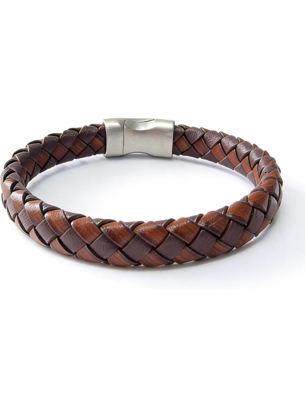 Stylish Italian Leather Bracelet for Men - Perfect Jewelry Gift for Him